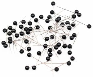 Push pins black