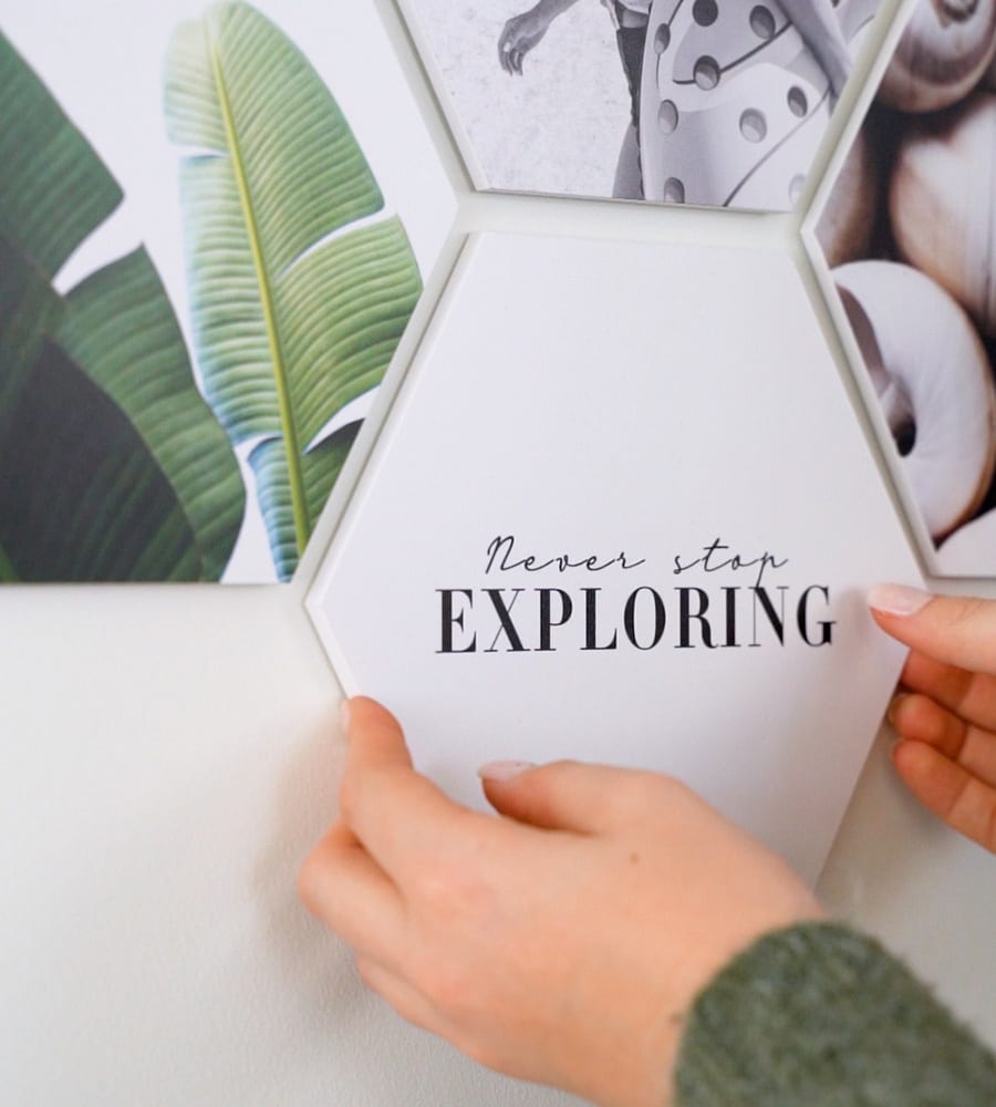 Shapes. One photo over multiple shapes.