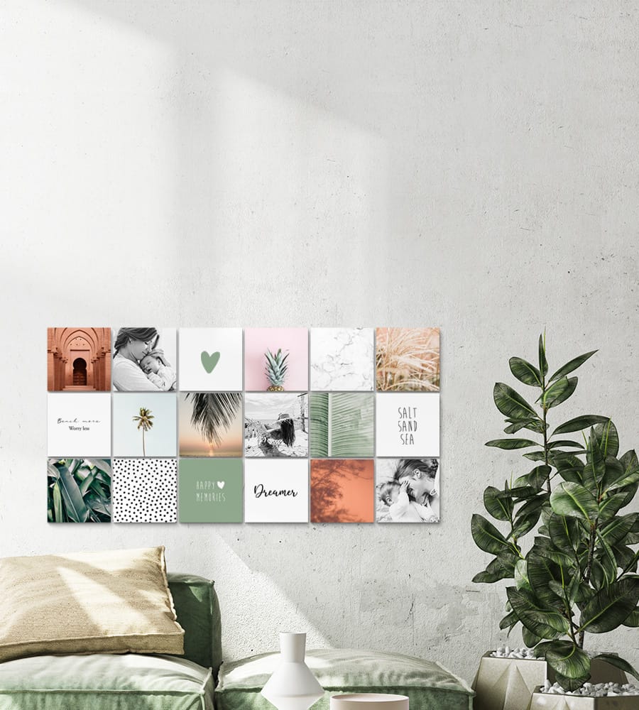 Shapes. Design your own personal photo wall!